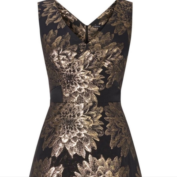 Karen millen dress blk gold - Picture 4 of 8